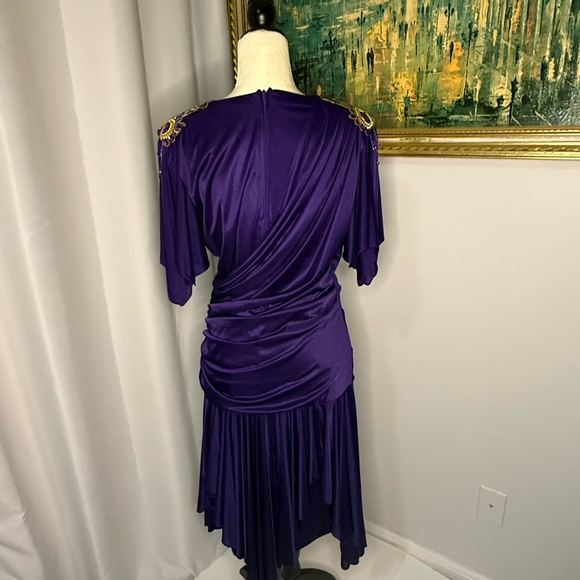 Vintage Purple Dress by Abby Kent - Picture 7 of 11